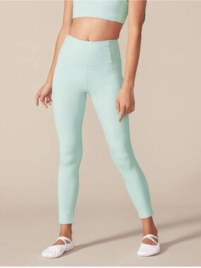 girlfriend collective Mint Green High-Rise Leggings